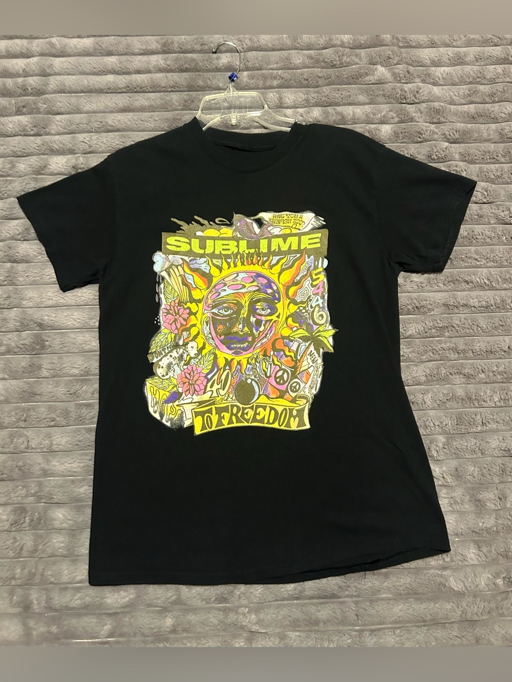 Sublime 40 Oz. to Freedom Album Psychedelic Graphic T-Shirt